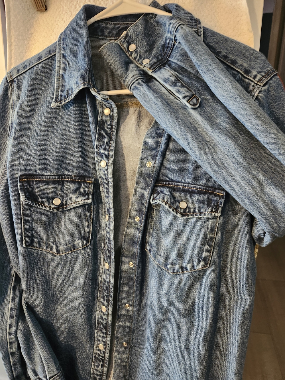 H&M Light Blue Denim Jean Jacket
